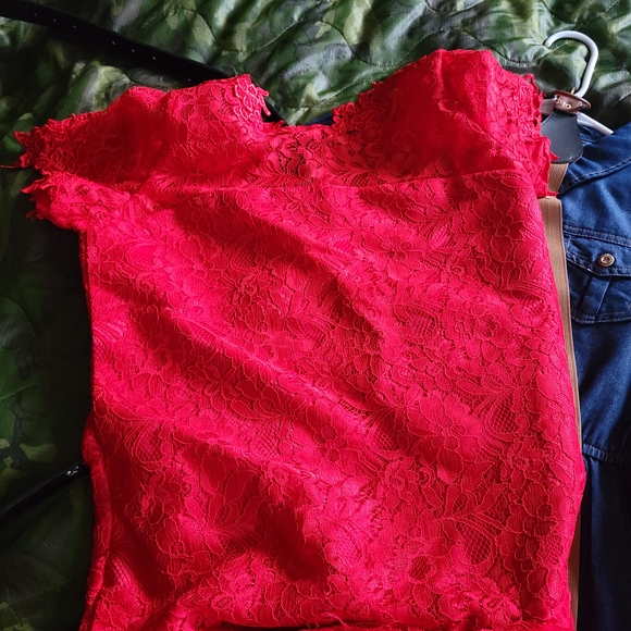 Red Rodeo Queen Dress - Picture 3 of 4